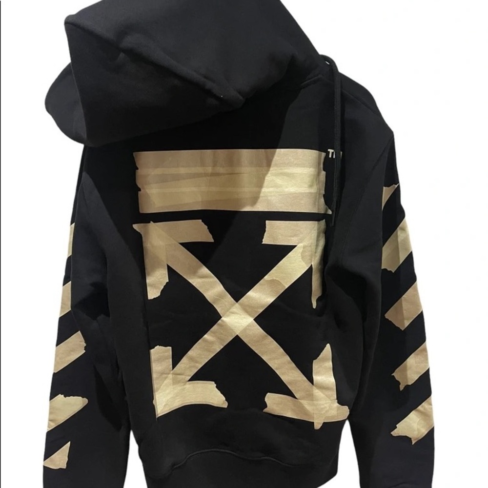 Off White Tape Arrow Slim Hoodie